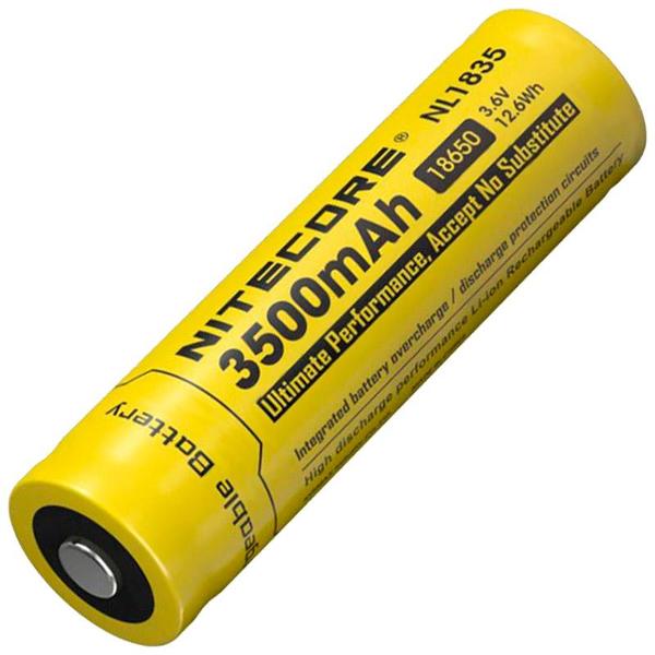 Изображение товара Аккумуляторная батарейка Nitecore NL1835 18650 3.6v 3500mA