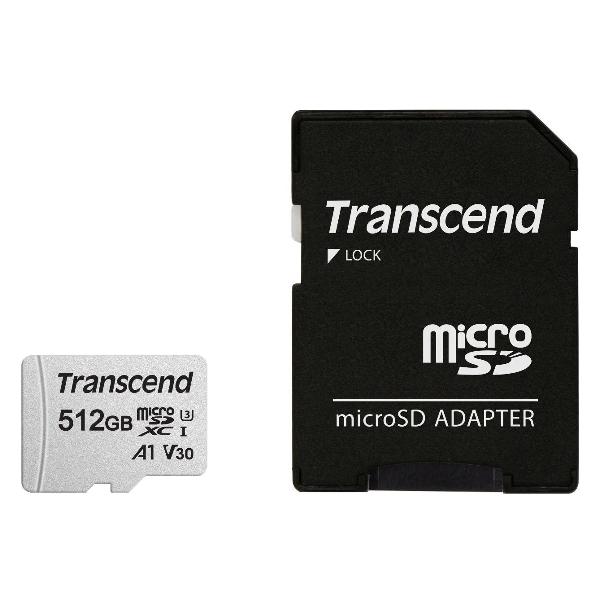 Изображение товара Карта памяти Transcend 300S 512GB Class 10 переходник SD