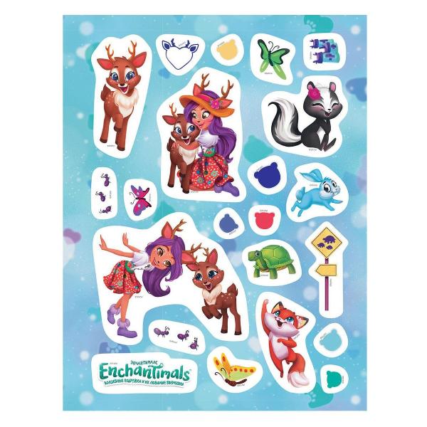 Изображение товара Наклейки ND Play 150 наклеек. Энчантималс. Любимые зверушки