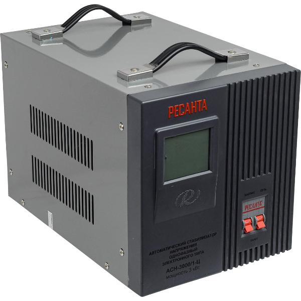 Изображение товара Стабилизатор напряжения Ресанта АСН-3000/1-Ц (63/6/5)