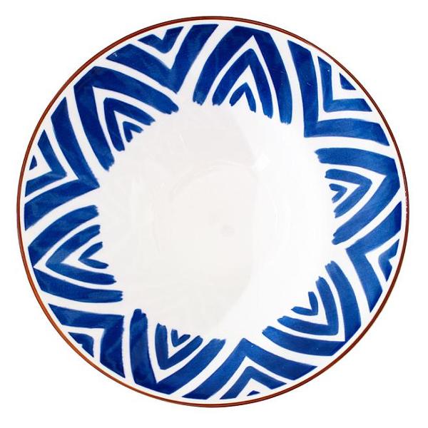 Изображение товара Тарелка столовая HOMIUM Japanese Collect. Очаров. глуб. D20см White/синий