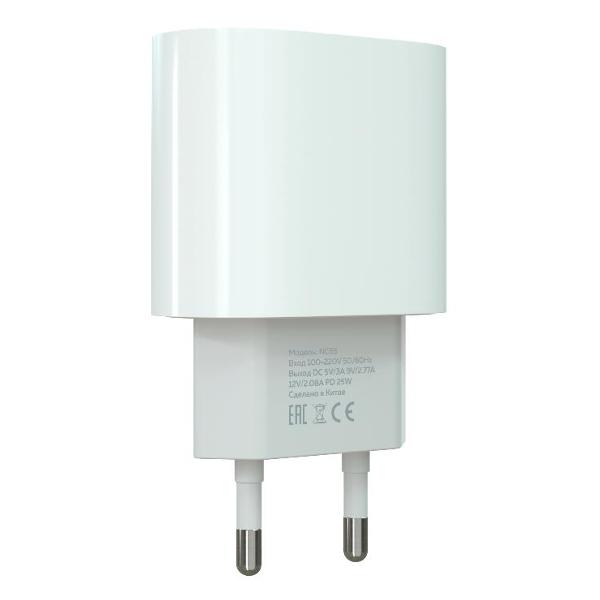 Изображение товара Сетевое зарядное устройство MoreChoice NC65 белое