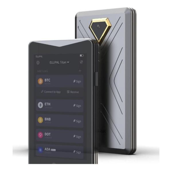 Изображение товара Криптокошелек Ellipal Titan 2.0 Gold Wallet