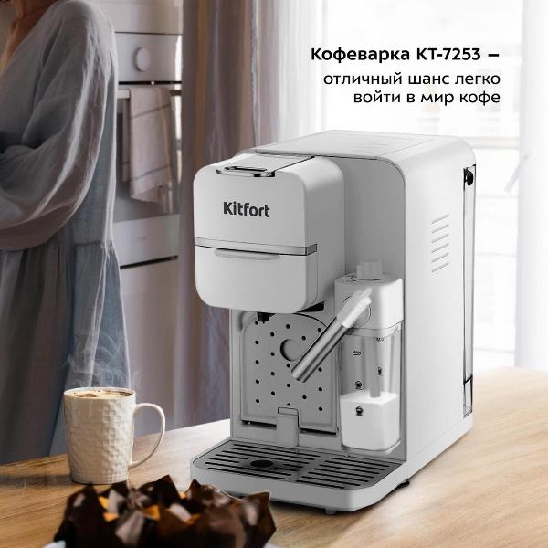 Изображение товара Кофеварка рожкового типа Kitfort КТ-7253