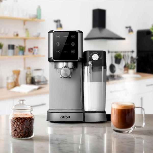 Изображение товара Кофеварка рожкового типа Kitfort КТ-7553