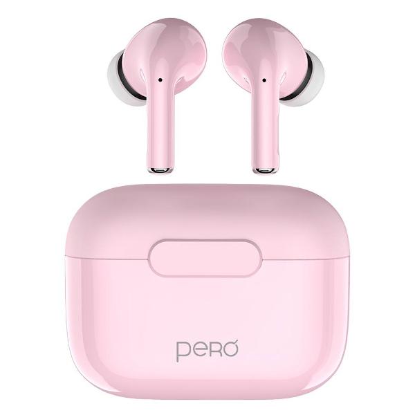 Наушники True Wireless Pero TWS06 COMFORT Pink