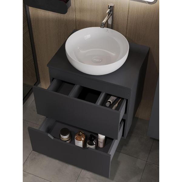 Изображение товара Тумба с раковиной Orange Li-60TugMDF+B07-420W