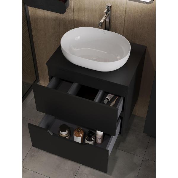 Изображение товара Тумба с раковиной Orange Li-60TubMDF+B05-480W