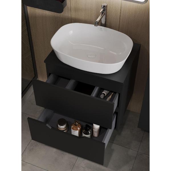 Изображение товара Тумба с раковиной Orange Li-60TubMDF+B08-500W