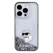 Изображение товара Чехол Karl Lagerfeld на iPhone 16 Pro Liquid Glitter NFT Transparent (KLHCP16LLKCNSK)