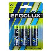 Изображение товара Батарейка алкалиновая (щелочная) Ergolux LR6 BL-4