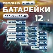Изображение товара Батарейка алкалиновая (щелочная) Ergolux LR6 BP12