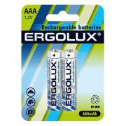 Изображение товара Аккумулятор Ergolux AAA 600mAh Ni-Mh BL-2 (NHAAA600BL2)