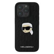 Изображение товара Чехол Karl Lagerfeld для iPhone 16 Pro PU Grained Black (KLHCP16LPGKLKIPK)