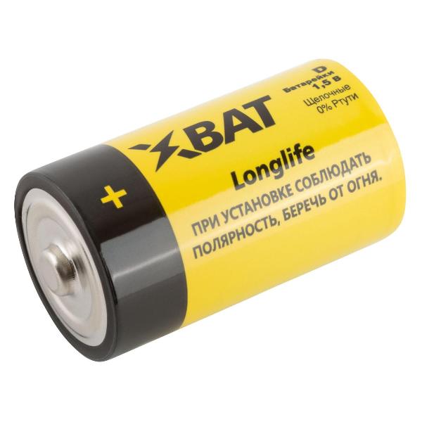 Изображение товара Батарейка алкалиновая (щелочная) ХВАТ LR20
