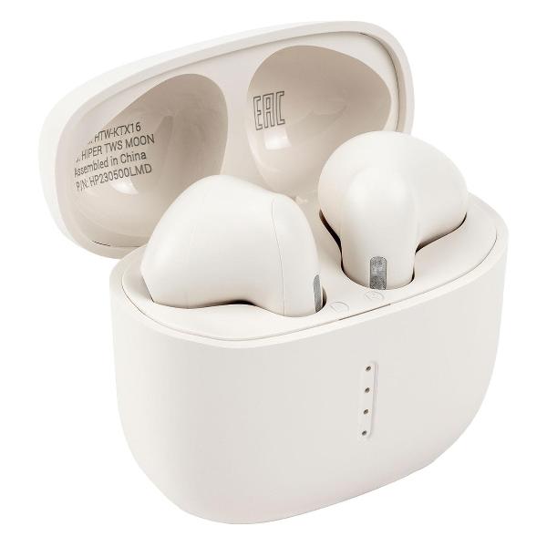 Изображение товара Наушники True Wireless HIPER MOON White (HTW-KTX16)