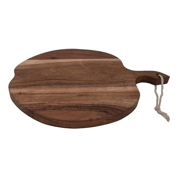 Изображение товара Доска разделочная BORGHOUSE из акации "Яблоко" темная, 30х25 см