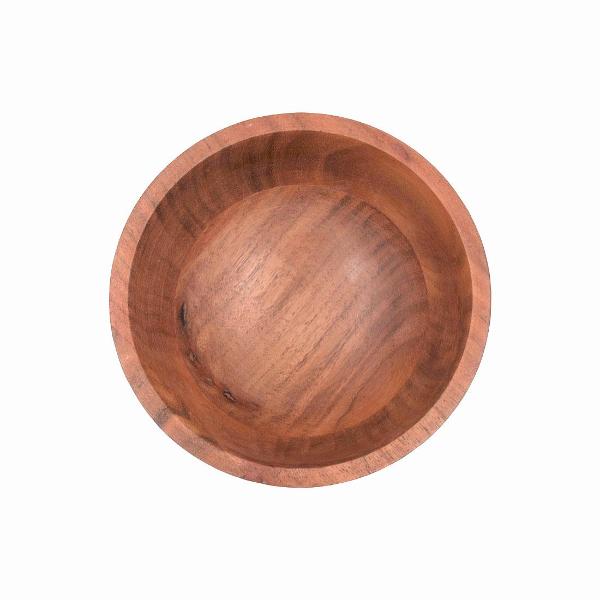 Изображение товара Салатник BORGHOUSE из дерева акации высокий на ножке, 15 см