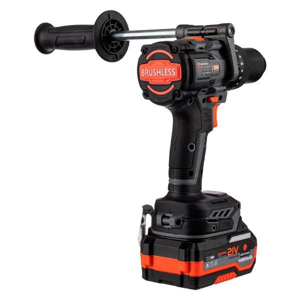 Изображение товара Бесщеточная ударная дрель-шуруповерт Anycons (2 акк*4 А.ч.) RB-DB-2109, AC-ID21092