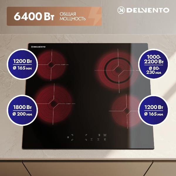 Изображение товара Встраиваемая электрическая панель Delvento V60D24S121