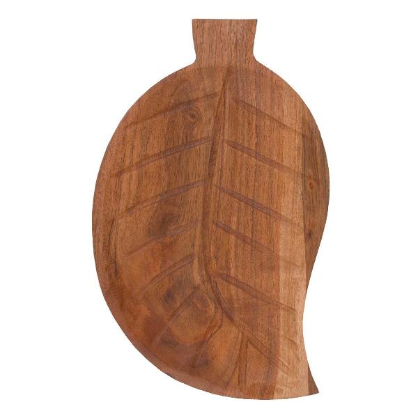 Изображение товара Декоративное блюдо BORGHOUSE "Лист" из дерева акации, 27х17 см