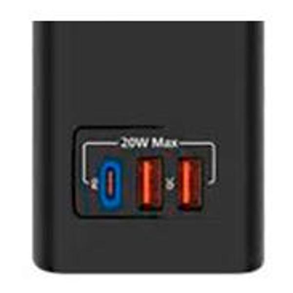 Изображение товара Сетевой фильтр Philips 3 розетки с USB (PD/QC3.0 5/9/12В), 20 Вт