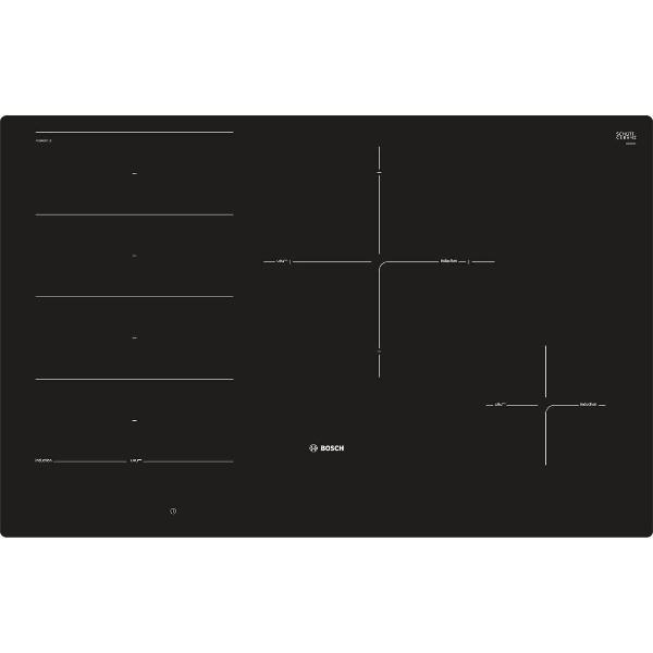 Изображение товара Встраиваемая индукционная панель независимая Bosch PXE801DC1E