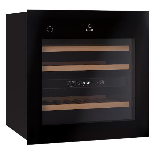 Изображение товара Винный шкаф LEX LWD6036BL dual zone PP