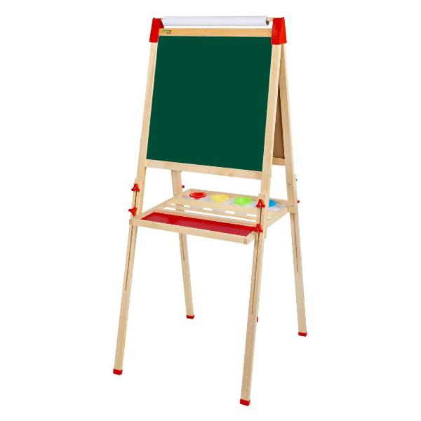 Изображение товара Мольберт напольный Brauberg 3в1 для мела/магнитно-маркерный 50х50см KIDS,238150