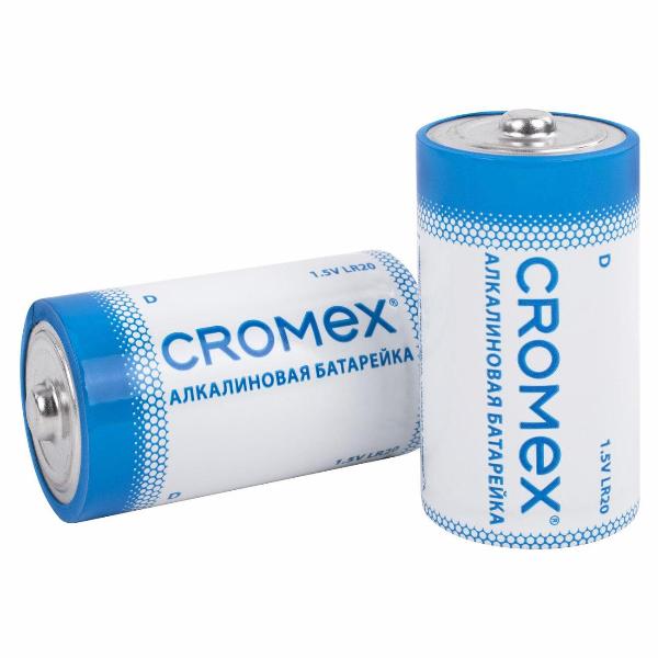 Изображение товара Батарейка алкалиновая (щелочная) CROMEX D LR20 4шт Alkaline