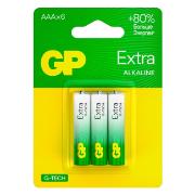 Изображение товара Батарея GP Extra G-Tech ААA 6шт. GP24AXA21-2CRSBC6