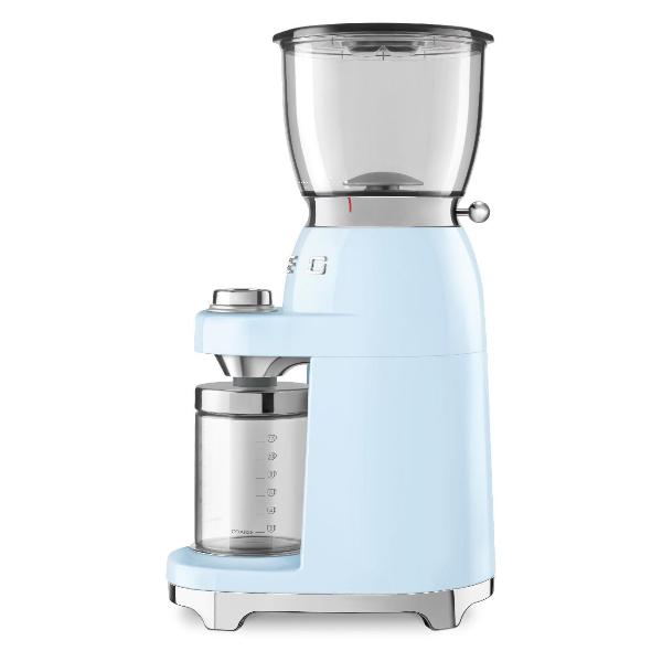 Изображение товара Кофемолка Smeg CGF11PBEU голубая