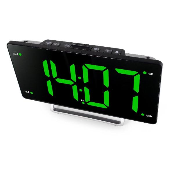 Изображение товара Радио-часы Hyundai H-RCL246 LCD подсв:зеленая часы:цифровые FM