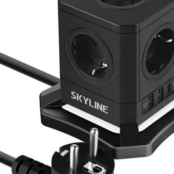 Изображение товара Сетевой фильтр Skyline USP-730 black