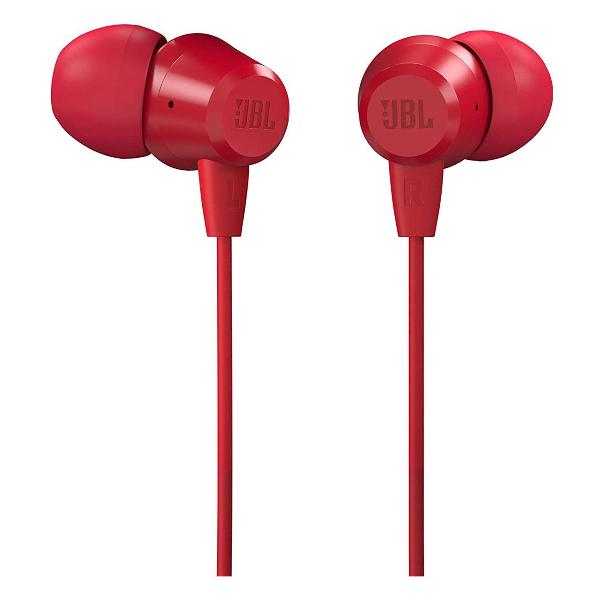 Изображение товара Наушники-вкладыши JBL C50HI Red