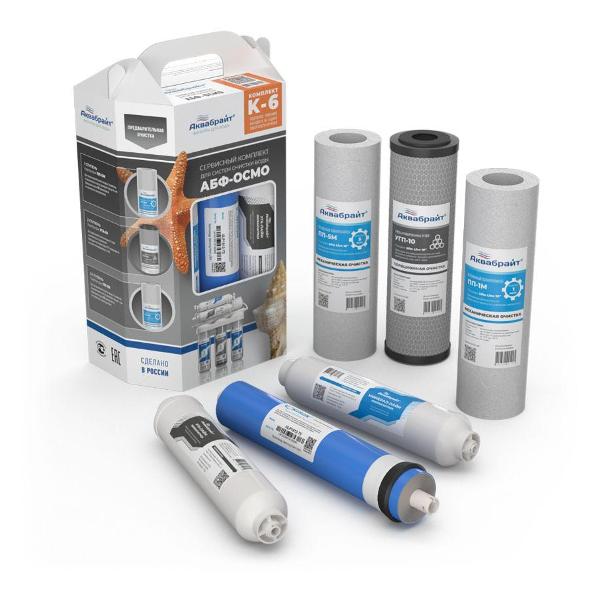 Изображение товара Картридж для фильтра Аквабрайт К-6