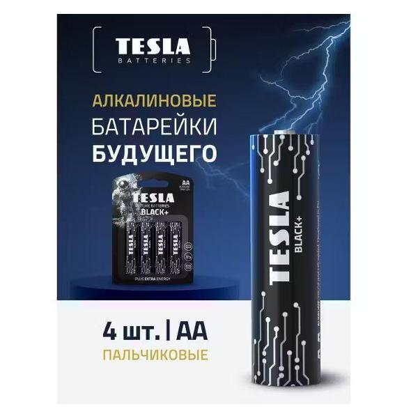 Изображение товара Батарейка алкалиновая (щелочная) Tesla AA BLACK+ 140125