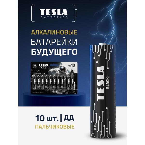 Изображение товара Батарейка алкалиновая (щелочная) Tesla AA BLACK+ 140126