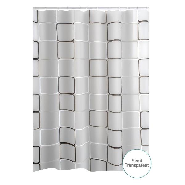 Изображение товара Штора для ванной RIDDER Modern Retro полупрозрачная