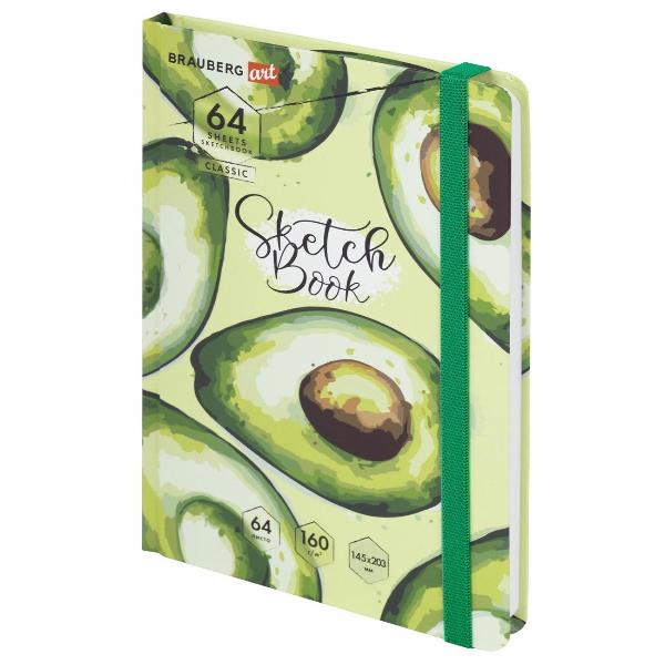 Изображение товара Блокнот А5 Brauberg 64л Авокадо 114588