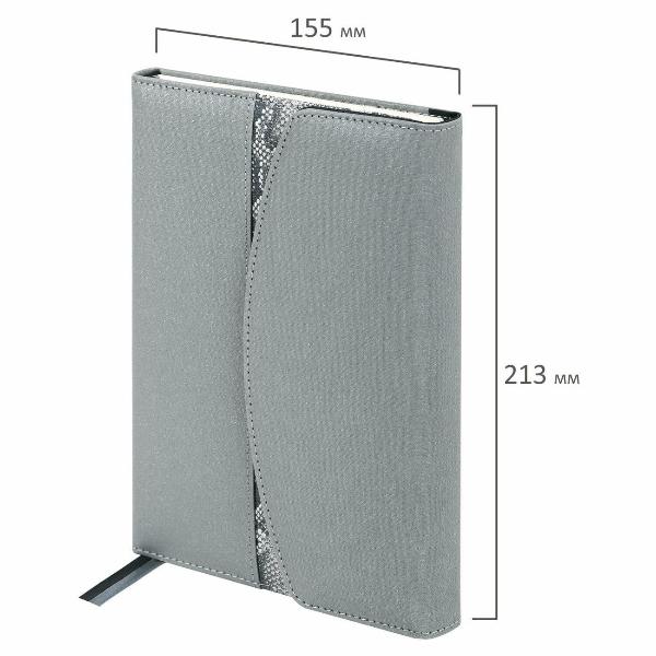 Изображение товара Ежедневник Brauberg Wild серый 116234