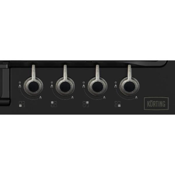 Изображение товара Встраиваемая газовая панель независимая Korting hg 674 ctsn