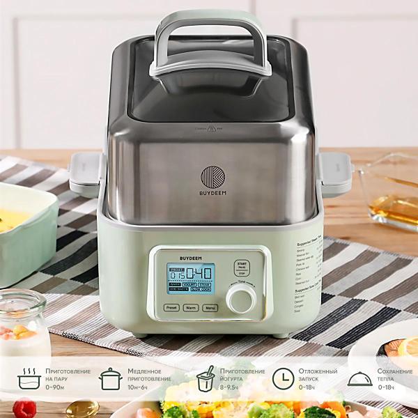 Изображение товара Пароварка BUYDEEM G553M мятная