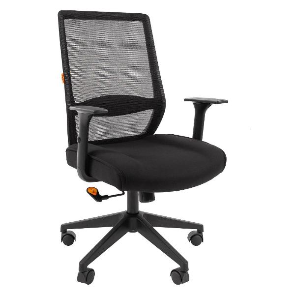 Кресло компьютерное Chairman 555 LT ткань/сетка черный 00-07062966