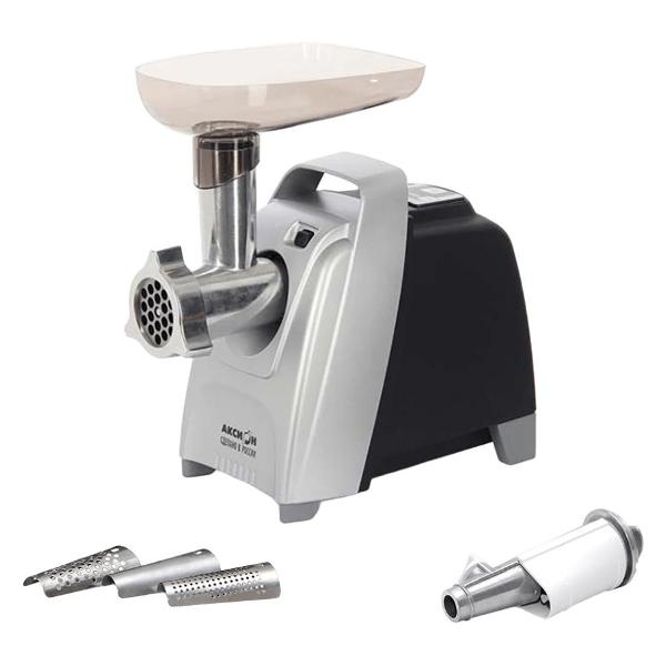 Изображение товара Электромясорубка Аксион М62.04 черная серебристая