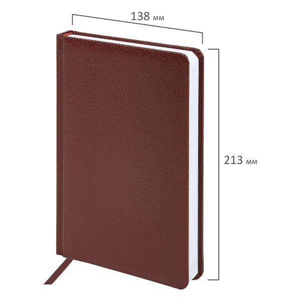 Изображение товара Ежедневник Brauberg Profile коричневый 123428