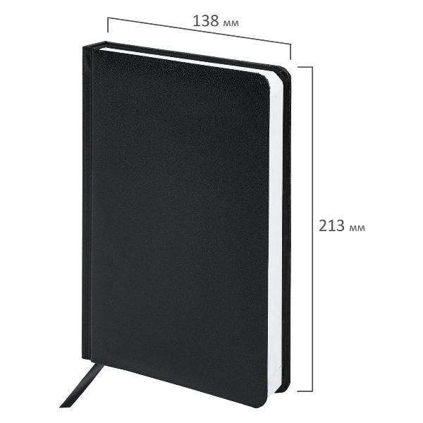 Изображение товара Ежедневник Brauberg Select черный 123429