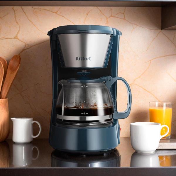 Изображение товара Кофеварка капельного типа Kitfort КТ-7376