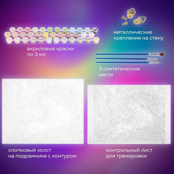 Изображение товара Картина по номерам Остров сокровищ 40х50см Весна