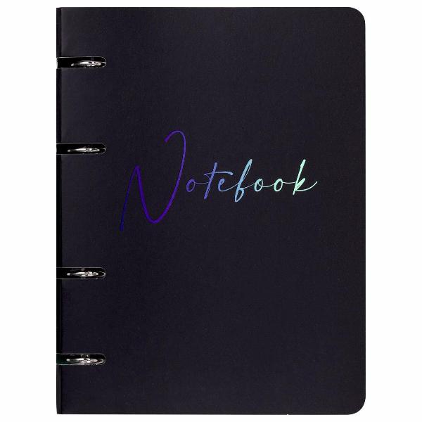 Изображение товара Тетрадь на кольцах 120 листов Brauberg 120л Черная 404732